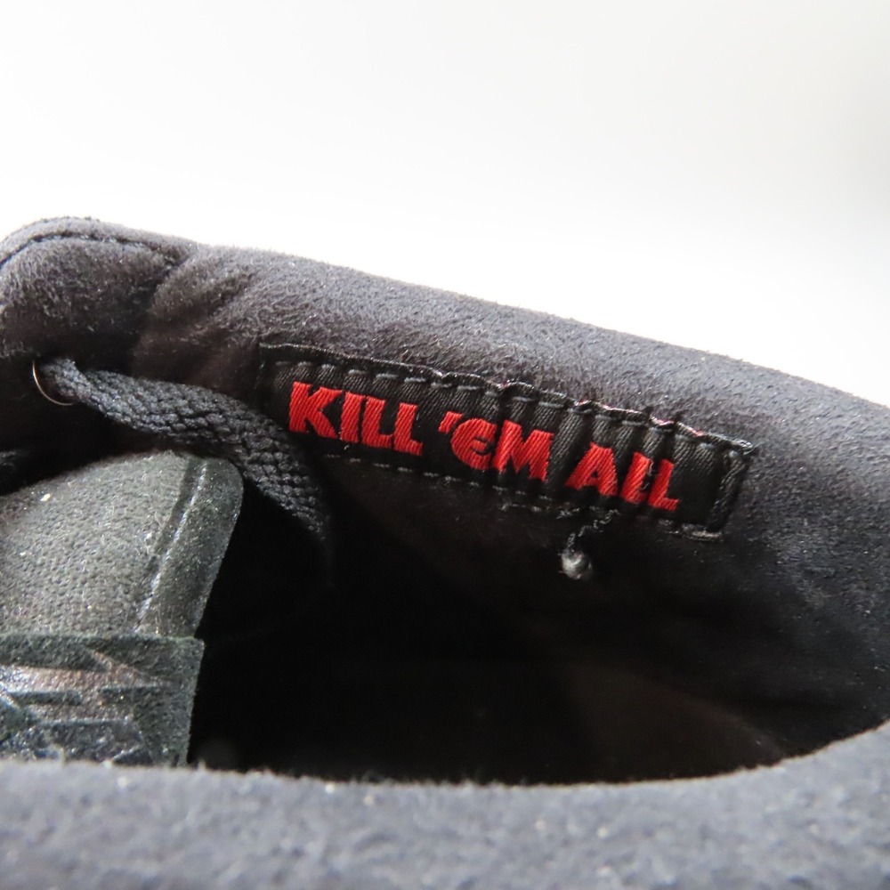 VANS Half Cab Pro Metallica Kill Em All Black Suede Skateboard Sneaker Men 10 - Picture 10 of 11